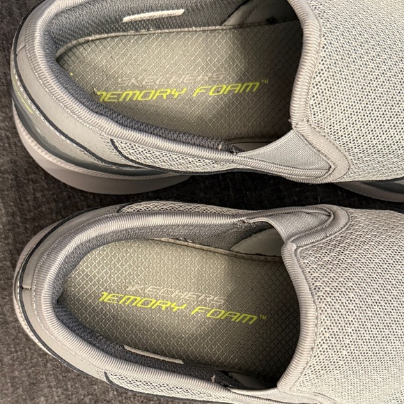 Skechers Men's Light Gray Slip-On Loafers - Picture 8 of 13